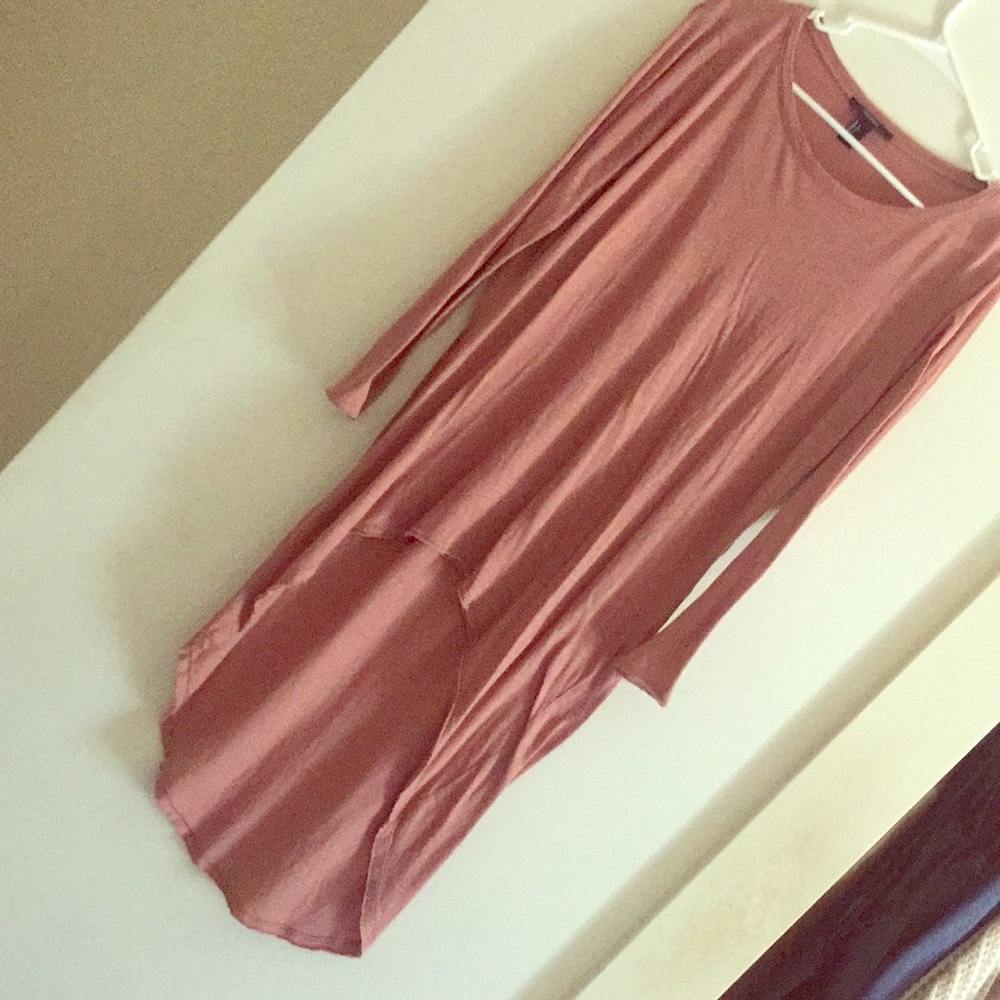Pink High Low Top